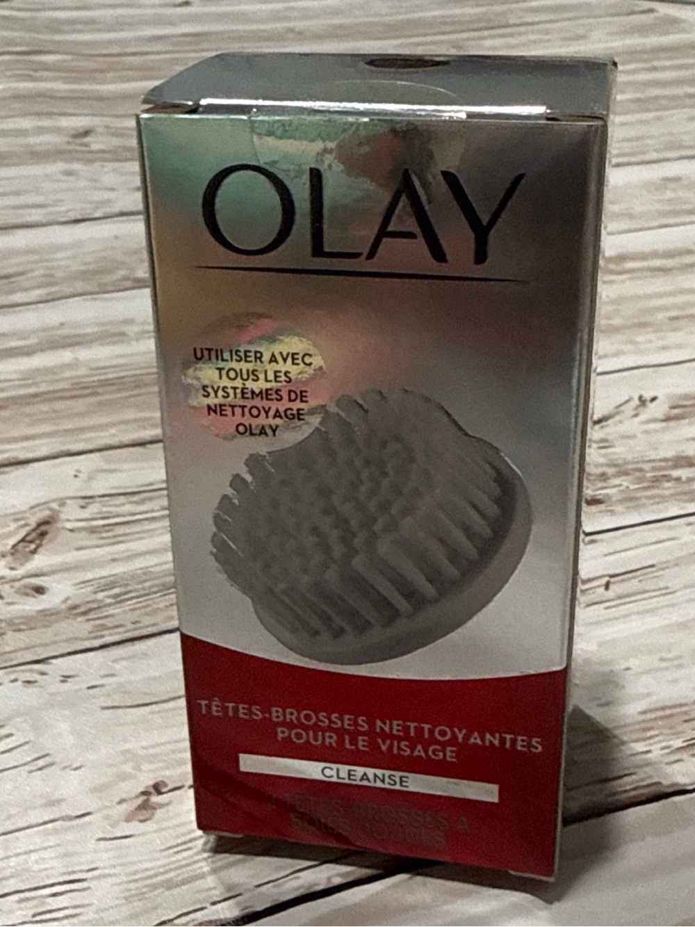 OLAY ProX Replacement Brush Heads 2 Count For Advanced Cleansing System Sealed - Picture 3 of 7